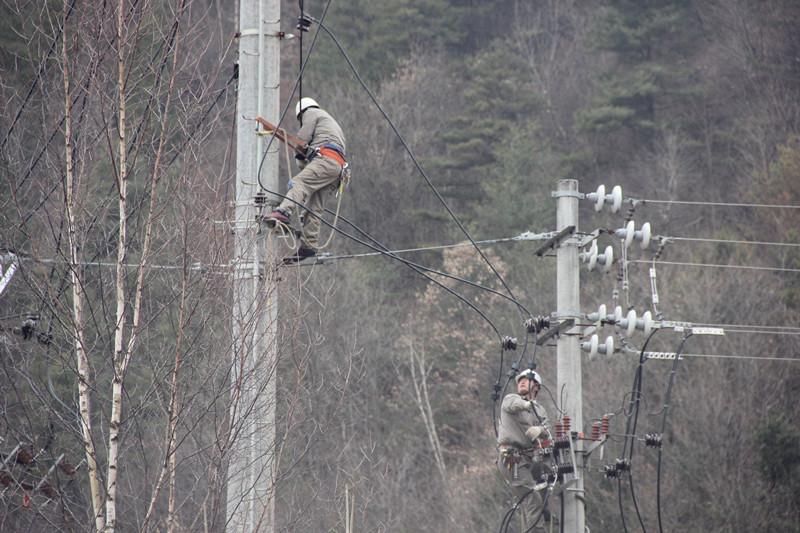陜西地電留壩供電分公司：實(shí)施農(nóng)石線、索道線分網(wǎng)改造