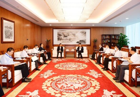 華能集團有限公司黨組書記、董事長舒印彪會見國開行董事長趙歡