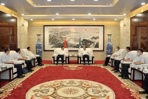 辛保安會見中國西電集團(tuán)董事長白忠泉、總經(jīng)理裴振江