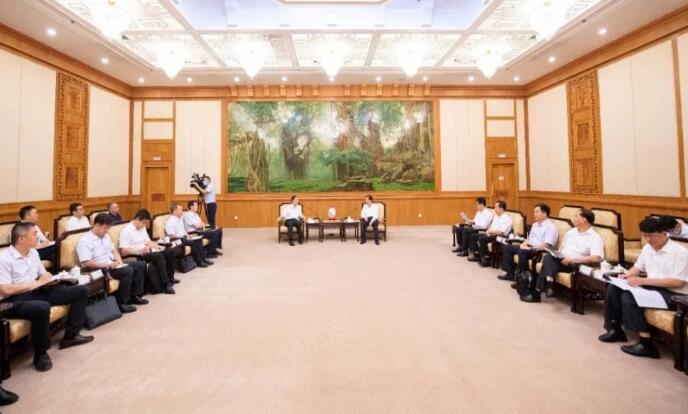 中核集團總經(jīng)理、黨組副書記顧軍與福建省委副書記、代省長王寧會談