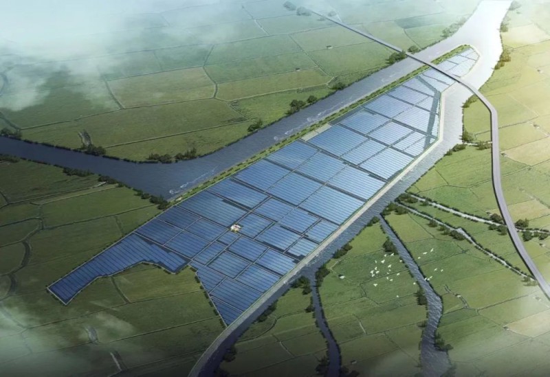 550MWp！亞洲最大漁光互補(bǔ)光伏發(fā)電項(xiàng)目之一正式開(kāi)工！