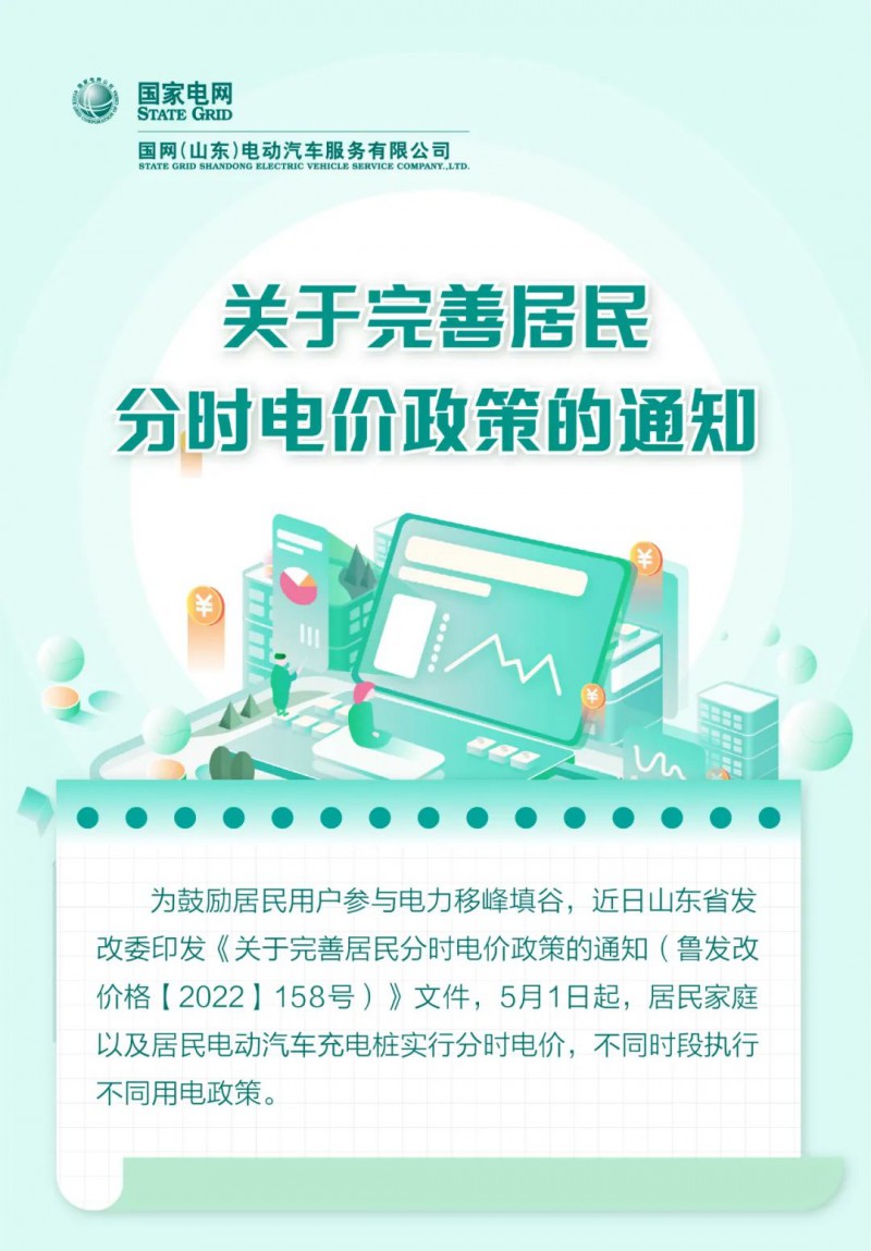山東居民分時電價政策，5月1日開始執(zhí)行！