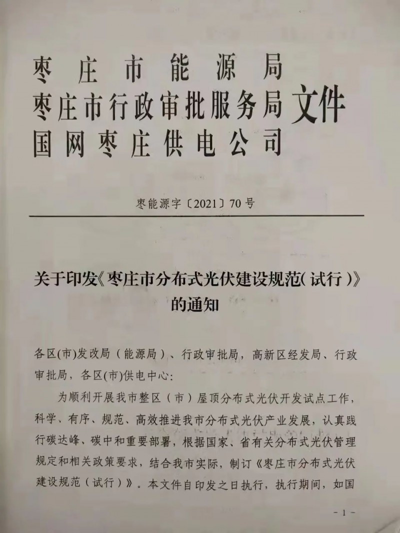 就地就近消納！光伏開(kāi)發(fā)規(guī)模不應(yīng)超過(guò)電負(fù)荷60%！