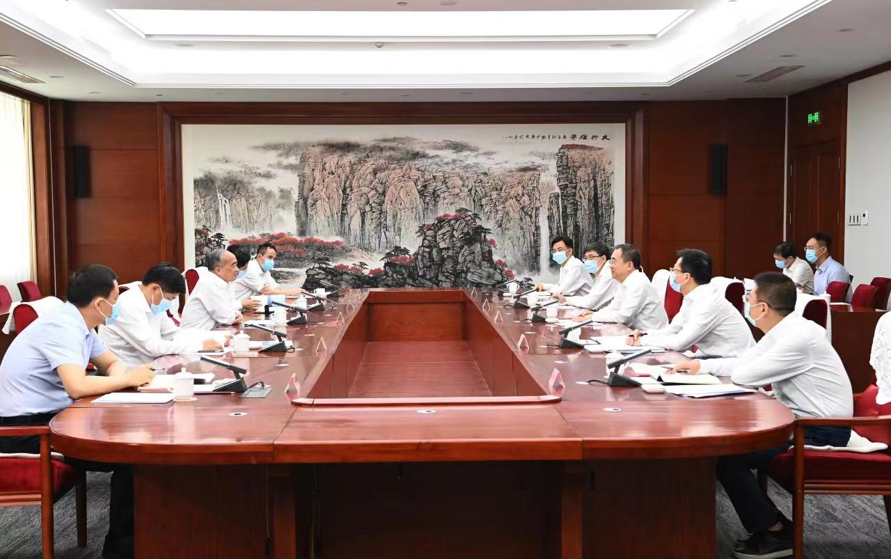 鄒磊拜會山西省委書記、省人大常委會主任林武