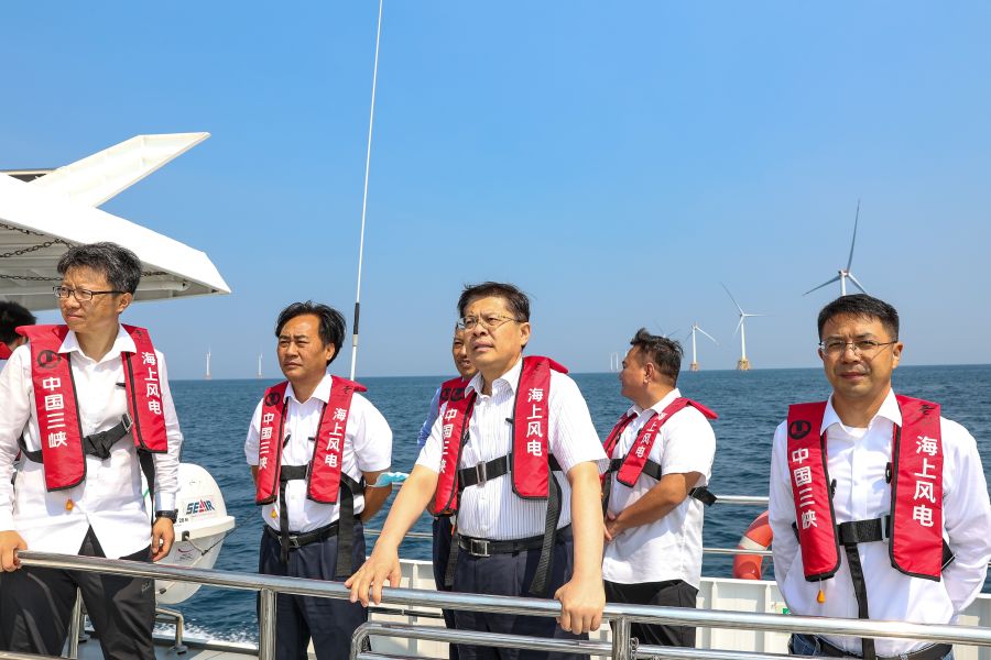 韓君赴廣東陽江、福建福州調(diào)研三峽集團(tuán)海上風(fēng)電項目