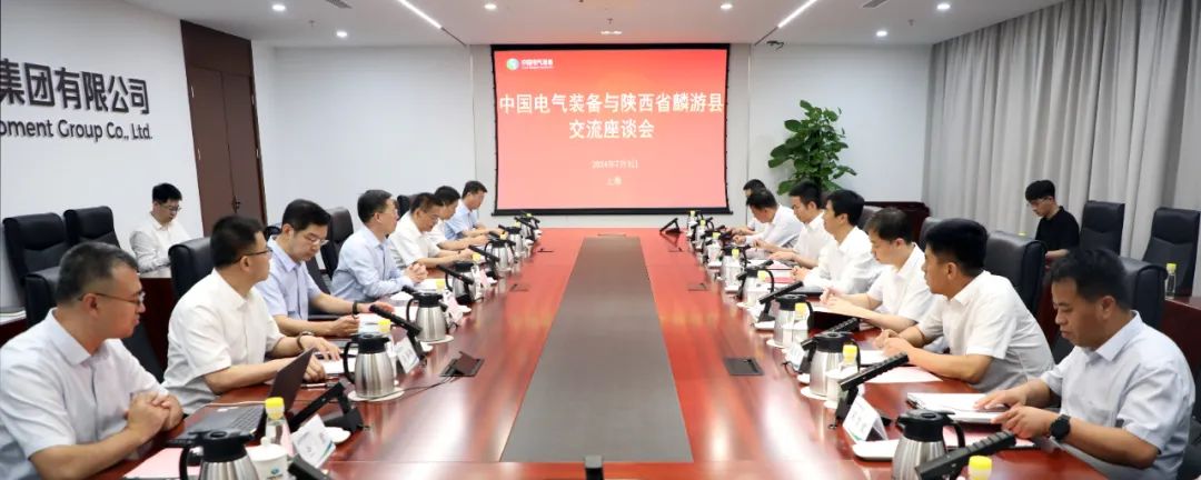 中國電氣裝備黨委書記、董事長李洪鳳會見麟游