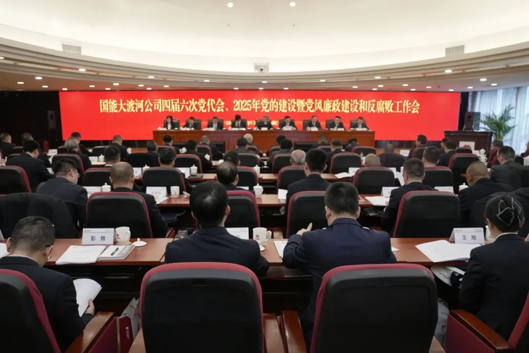 國能大渡河公司召開四屆六次黨代會(huì)、2025年黨的建設(shè)暨黨風(fēng)廉政建設(shè)和反腐敗工作會(huì)