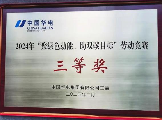 華電湖南公司榮獲集團(tuán)公司“聚綠色動能、助雙碳目標(biāo)”勞動競賽多項榮譽