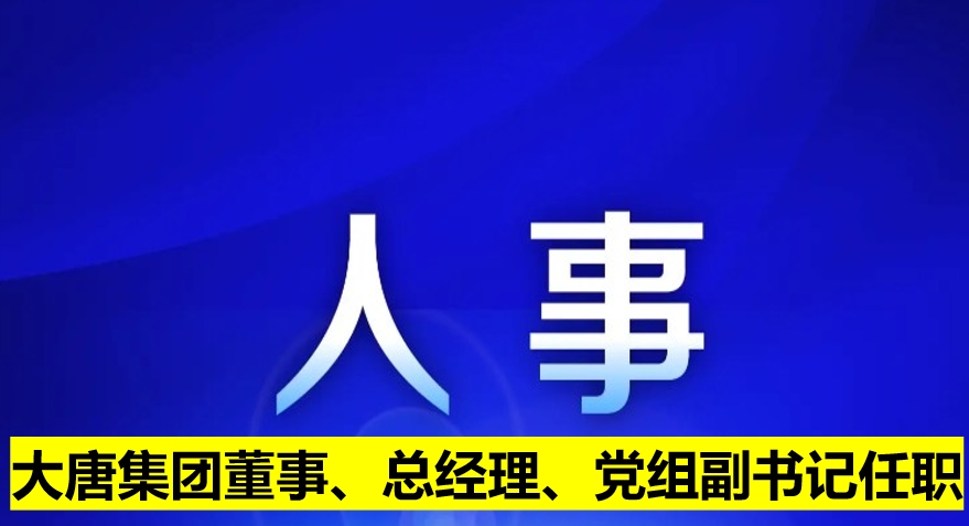 大唐集團董事、總經理、黨組副書記任職
